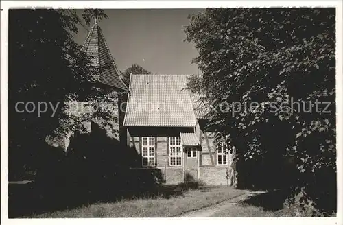 Suderburg Kirche mit altem Wehrturm Kat. Suderburg