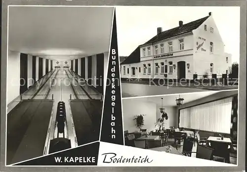 Bodenteich Keglerheim Gaststube Bundeskegelbahn Kat. Bad Bodenteich