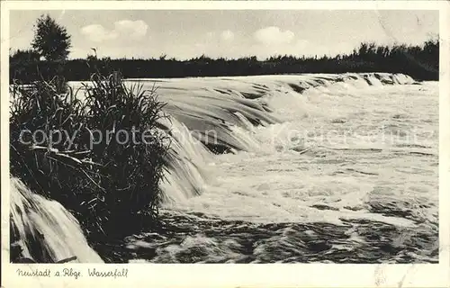 Neustadt Ruebenberge Wasserfall Kat. Neustadt am Ruebenberge