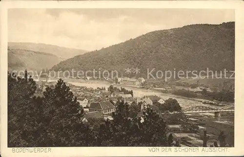 Bodenwerder Von der schoenen Aussicht Kat. Bodenwerder