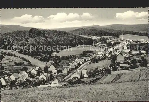 Gruenenplan Blick vom Bocksberg Kat. Delligsen