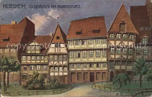 Hildesheim Gildehaeuser Andreasplatz Kat. Hildesheim