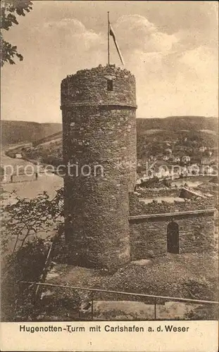 Bad Karlshafen Hugenottenturm Kat. Bad Karlshafen