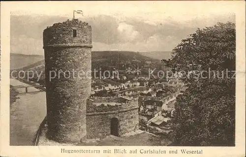 Bad Karlshafen Hugenottenturm Wesertal  Kat. Bad Karlshafen