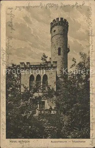 Hann. Muenden Aussichtsturm Tillyschanze  Kat. Hann. Muenden