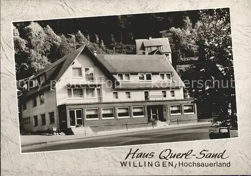 Willingen Sauerland Haus Querl Sand Kat. Willingen (Upland)