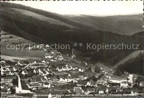 Willingen Sauerland Fliegeraufnahme Kat. Willingen (Upland)