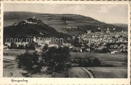 Spangenberg Hessen Gesamtansicht Kat. Spangenberg