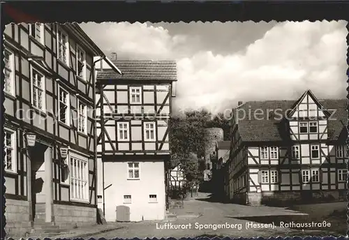 Spangenberg Hessen Rathausstrasse Kat. Spangenberg