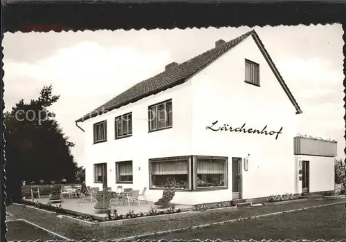 Rhoden Waldeck Gast und Pensionshaus Laerchenhof Terrasse Kat. Diemelstadt
