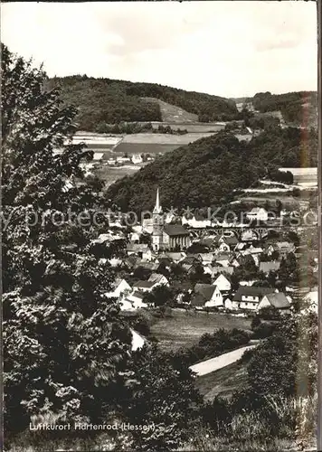 Hartenrod Gladenbach Ortsansicht mit Kirche Luftkurort Kat. Bad Endbach