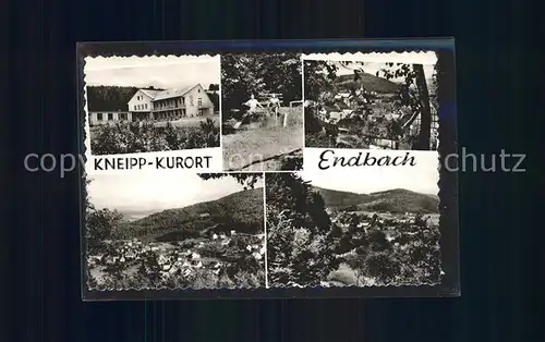 Bad Endbach Teilansichten Kneipp Kurort Wassertreten Kat. Bad Endbach