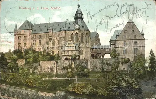 Marburg Lahn Schloss Kat. Marburg