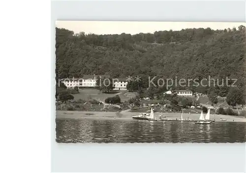 Waldeck Edersee Jugendherberge Edertalsperre Segeln Kat. Edertal