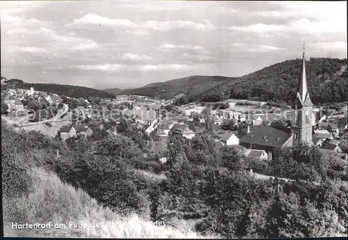 Hartenrod Gladenbach Ortsansicht mit Kirche Schelderwald Kat. Bad Endbach