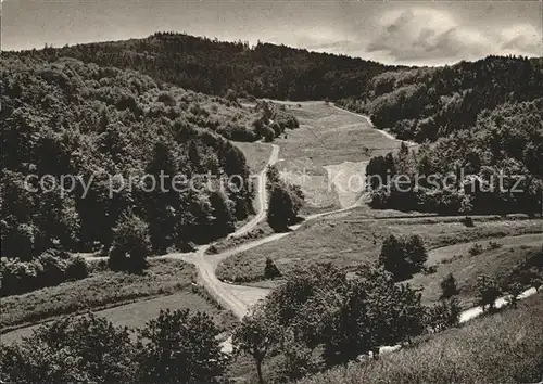 Endbach Bad Panorama Landschaft Kneipp Kurort Kat. Bad Endbach