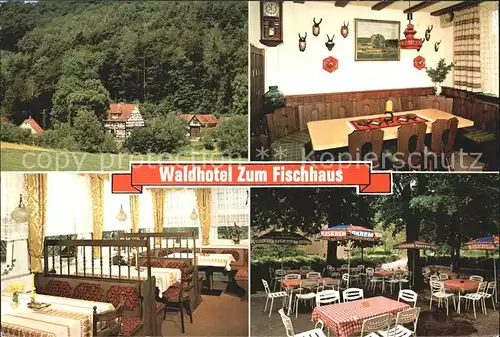 Arolsen Bad Waldhotel zum Fischhaus  Kat. Bad Arolsen