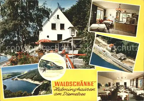 Helminghausen Hotel Pension Waldschaenke  Kat. Marsberg