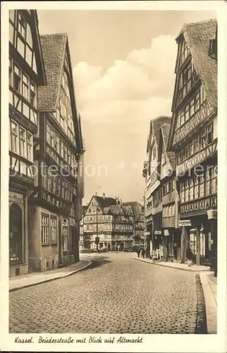 Kassel Bruederstrasse Altmarkt  Kat. Kassel