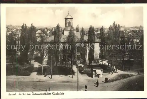 Kassel Kirche Unterneustaedter Kirchplatz  Kat. Kassel