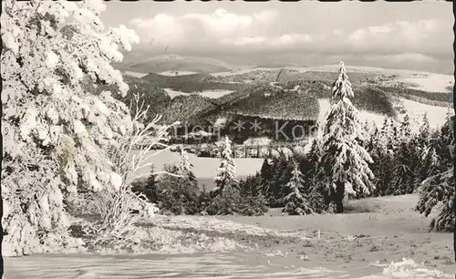 Willingen Sauerland Winterpanorama Blick vom Ettelsberg Kat. Willingen (Upland)