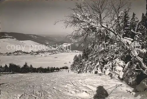 Willingen Sauerland Panorama Blick vom Ettelsberg Wintersportplatz Kat. Willingen (Upland)