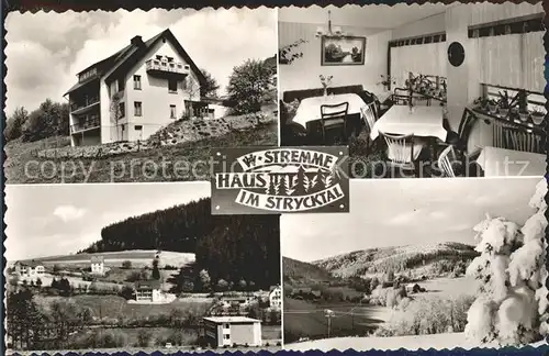 Stryck Haus im Strycktal Pension Luftkurort Wintersportplatz Kat. Willingen (Upland)