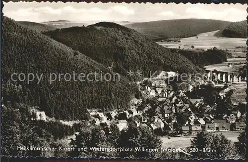 Willingen Sauerland Panorama Luftkurort Wintersportplatz Viadukt Kat. Willingen (Upland)