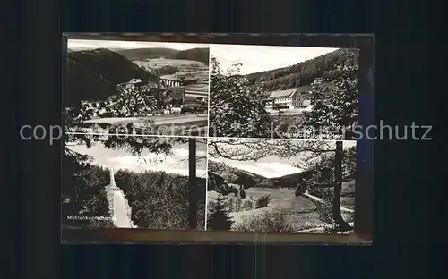 Willingen Sauerland Blick vom Trois Matthias Claudius Heim Muehlenkopfschanze Hoppecke Tal Kat. Willingen (Upland)