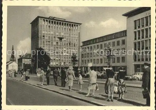 Kassel Scheidemannplatz mit EAM Hochhaus Kat. Kassel