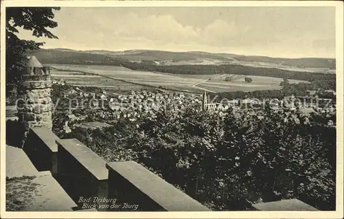 Bad Driburg Blick von der Iburg Kat. Bad Driburg