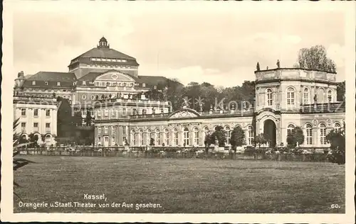 Kassel Orangerie Staatliches Theater  Kat. Kassel