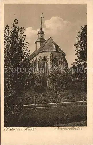 Hoexter Weser Minoritenkirche  Kat. Hoexter