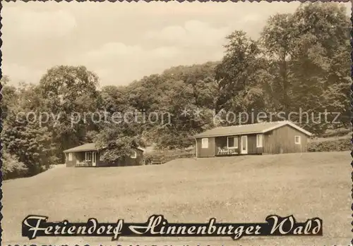 Hinnenburg Feriendorf Hinnenburger Wald  Kat. Brakel