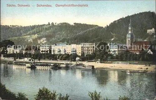 Bad Schandau Dampfschifflandeplatz Kat. Bad Schandau