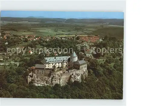 Waldeck Edersee Schloss Fliegeraufnahme Kat. Edertal