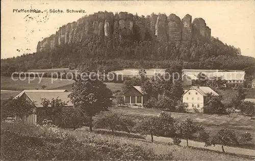 Pfaffenstein Koenigstein Saechsische Schweiz  Kat. Koenigstein Saechsische Schweiz