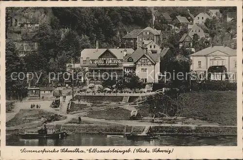 Schmilka Elbsandsteingebirge  Kat. Bad Schandau