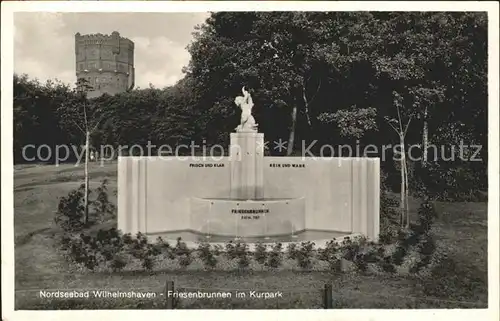 Wilhelmshaven Friesenbrunnen Kurpark Kat. Wilhelmshaven