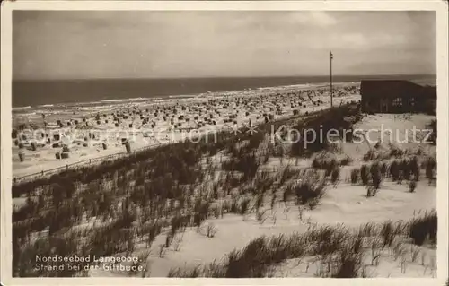 Langeoog Nordseebad Strand Giftbude Kat. Langeoog