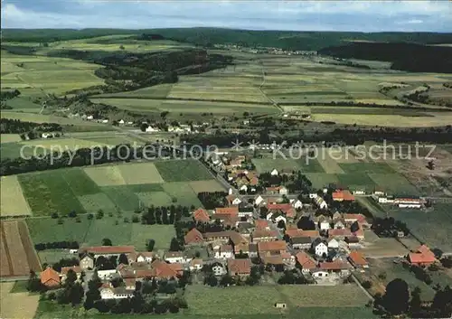 Mehlen im Edertal Fliegeraufnahme Kat. Edertal