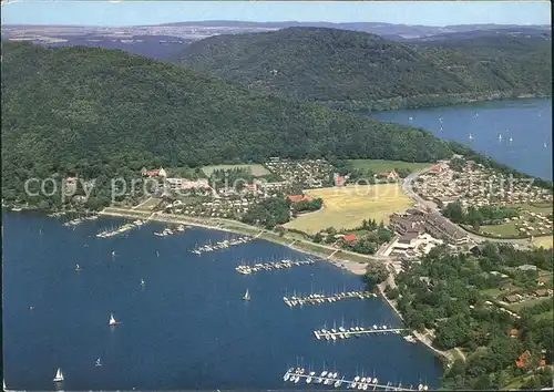 Waldeck Edersee Edertalsperre Fliegeraufnahme Kat. Edertal