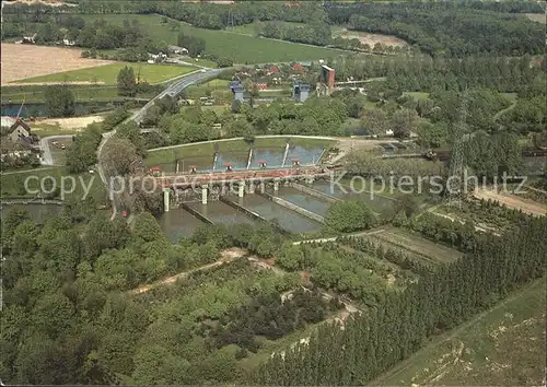 Waltrop Alte Schachtschleuse Henrichenburg Fliegeraufnahme Kat. Waltrop