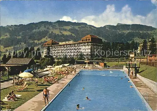 Villars sur Ollon Villars Palace Schwimmbad Kat. Villars sur Ollon