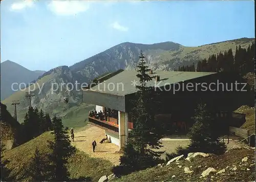 Spitzingsee Taubenstein Bahn Bergstation Brecherspitze Wildes Fraeulein Jaegerkamp Kat. Schliersee