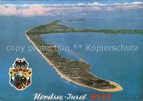 Sylt Fliegeraufnahme Kat. Sylt Ost