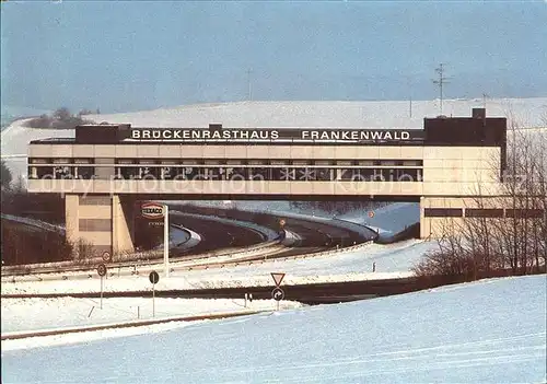 Berg Oberfranken Brueckenrasthaus Frankenwald  Kat. Berg