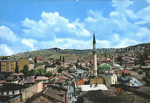 Sarajevo Blick ueber die Stadt Kat. Sarajevo