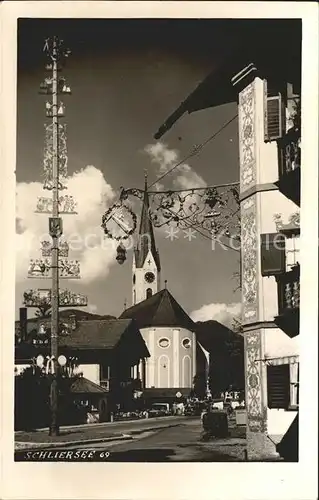 Schliersee Kirchenpartie Kat. Schliersee