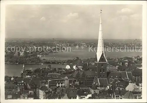 Hamburg Blick von Catharinenkirche Kat. Hamburg